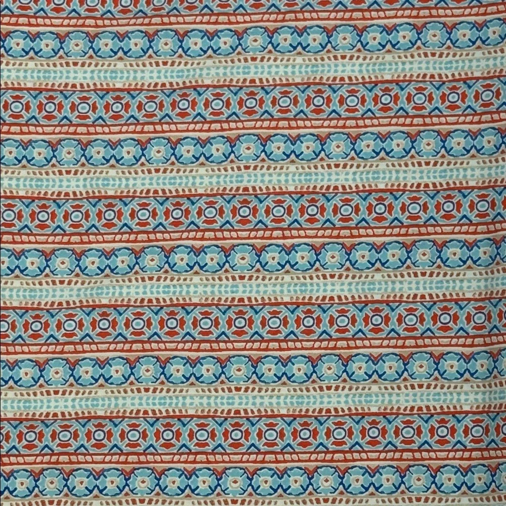 Coolibar Sleeveless Blouse - Red and Blue Stripes SKU1129 - Picture 3 of 6